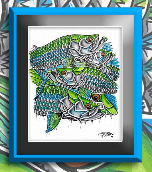 The Drawing Board! - NEW Tarpon & Mahi Art!