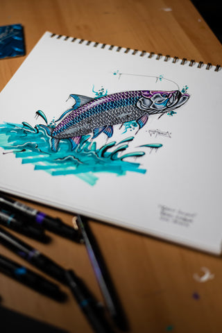 "Basin Jumper" Sketch - Original Drawing