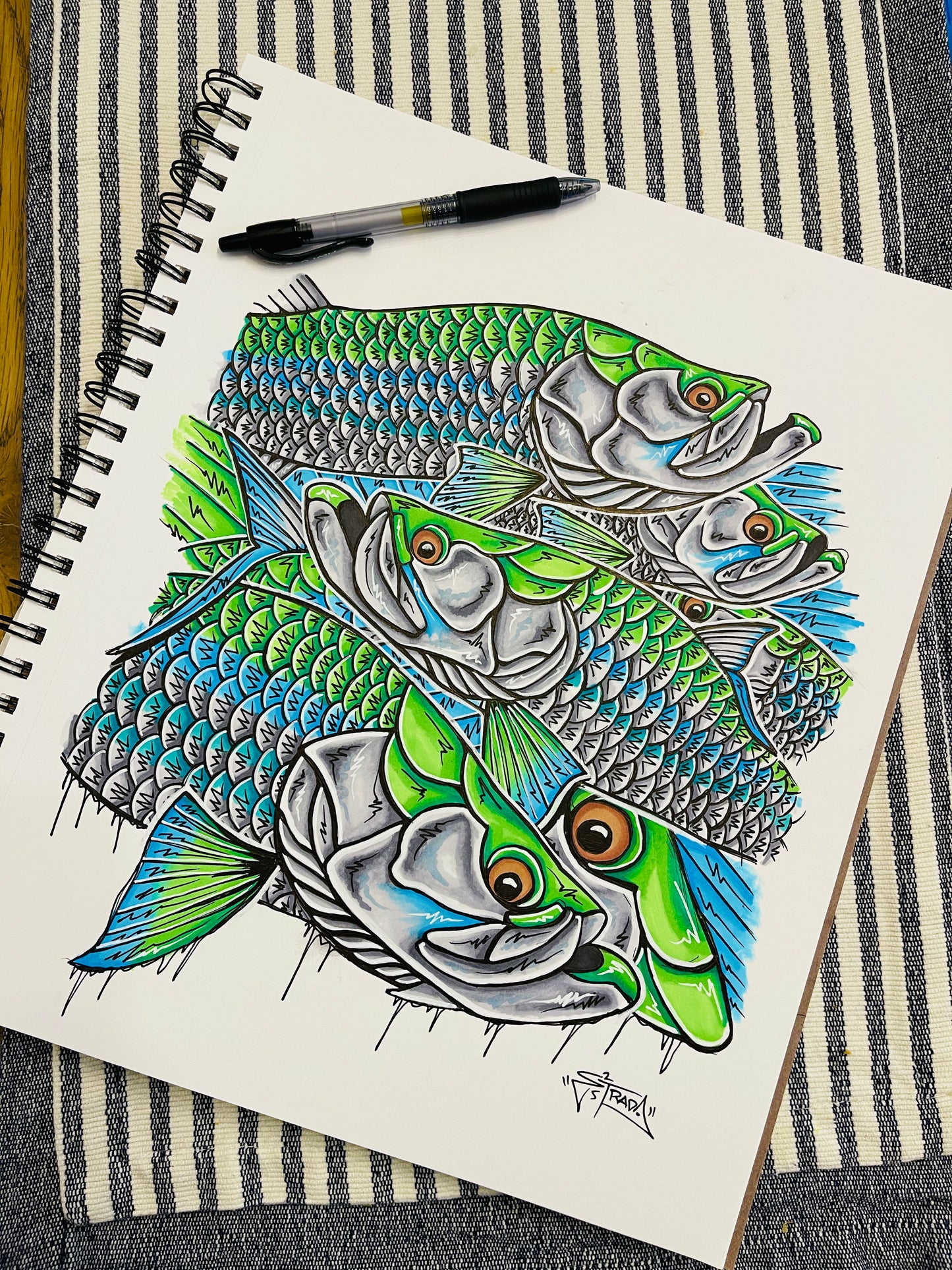 Tarpon U • Original Sketch