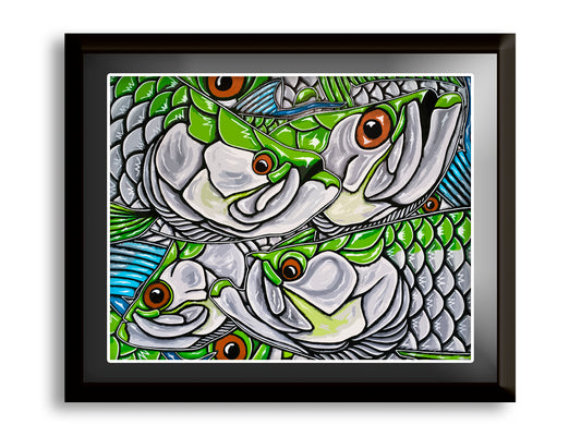 Megalops Atlanticus - Lithograph Print